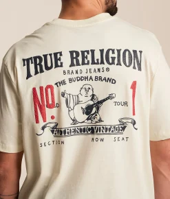True Religion Number One T-Shirt Winter White
