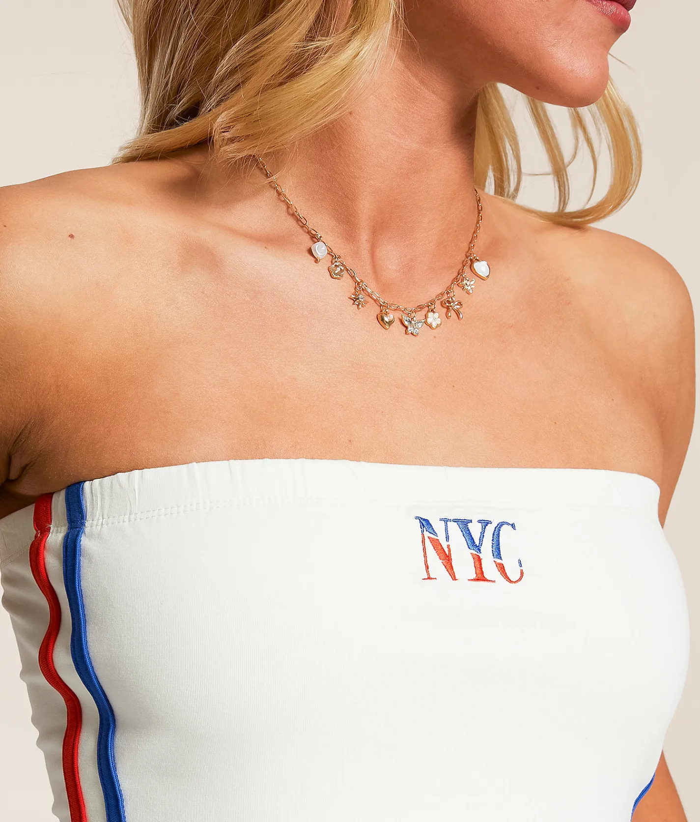 Tops | FITZ + EDDI NYC Tube Top White