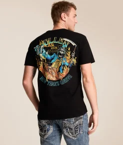 Sullen NY Grieve T-Shirt Jet Black Clearance