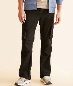 Bottoms | American Stitch Nylon Cargo Pant Black