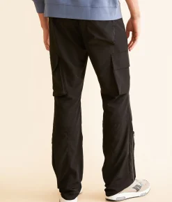 Bottoms | American Stitch Nylon Cargo Pant Black