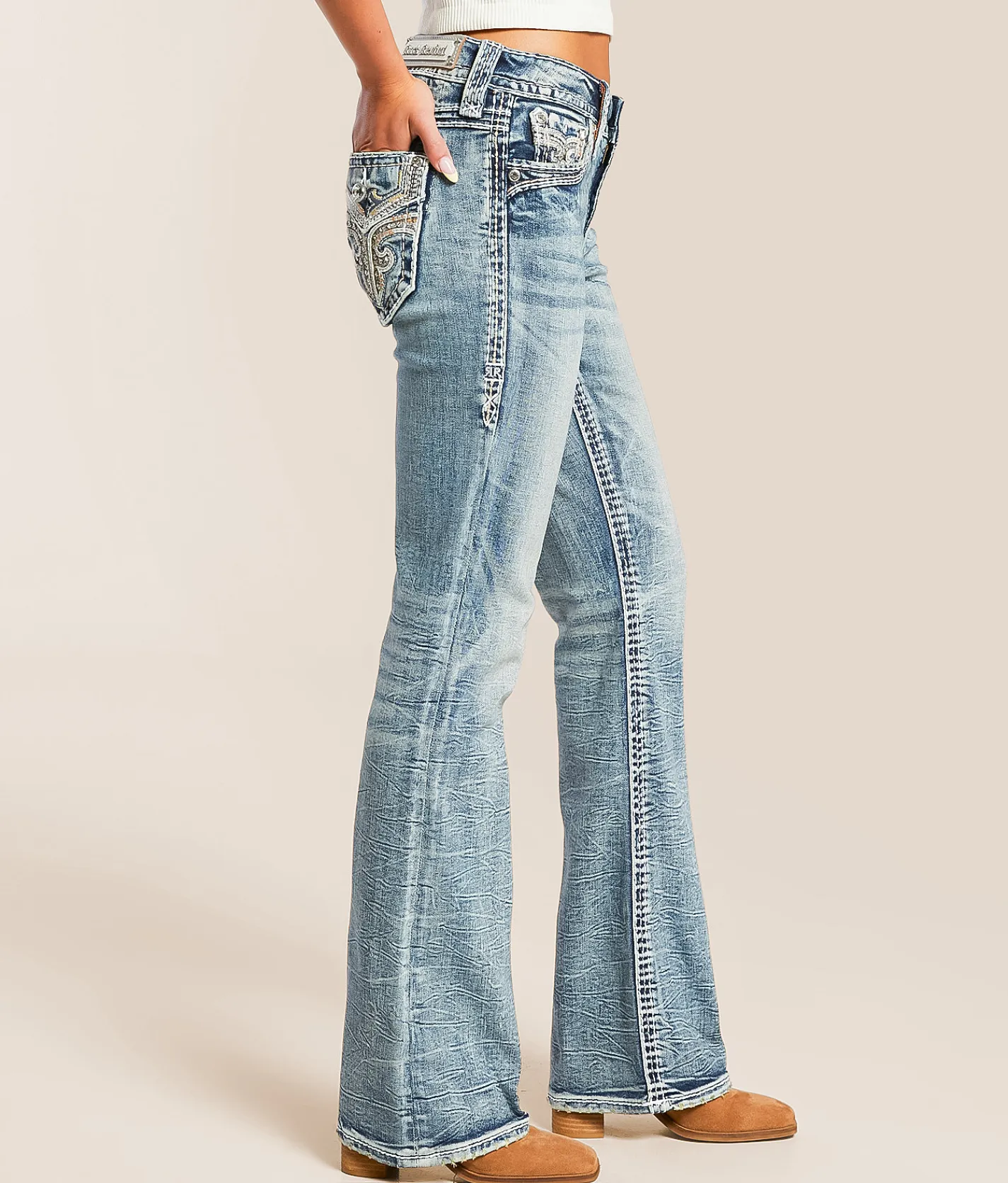 Jeans|Bottoms | Rock Revival Oaklynn Universal Boot Stretch Jean Oaklynn NB204