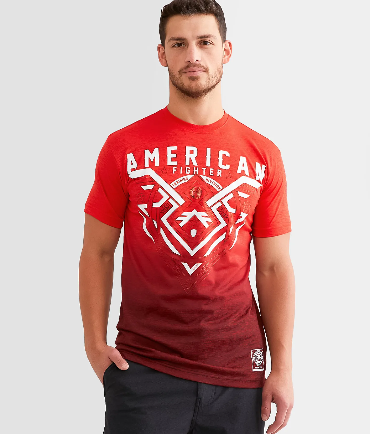 American Fighter Oakview T-Shirt Poppy Red Chinese Red Discount