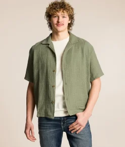 Rhythm Oasis Shirt Desert Grass Best