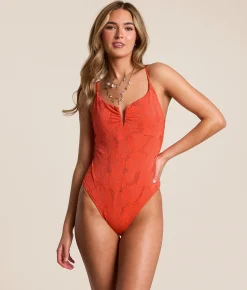 Rip Curl Oasis V-Wire Swimsuit Red Clearance