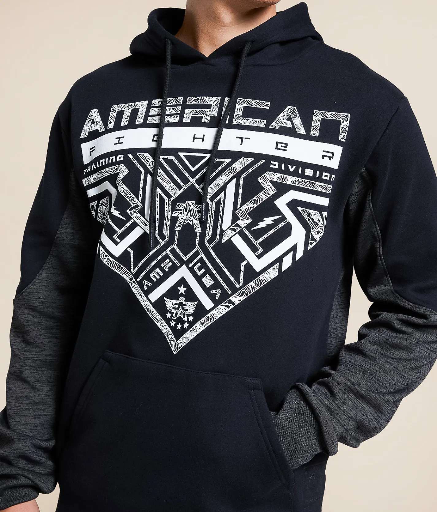 American Fighter Oceanside Hooded Sweatshirt Black Mass Hot