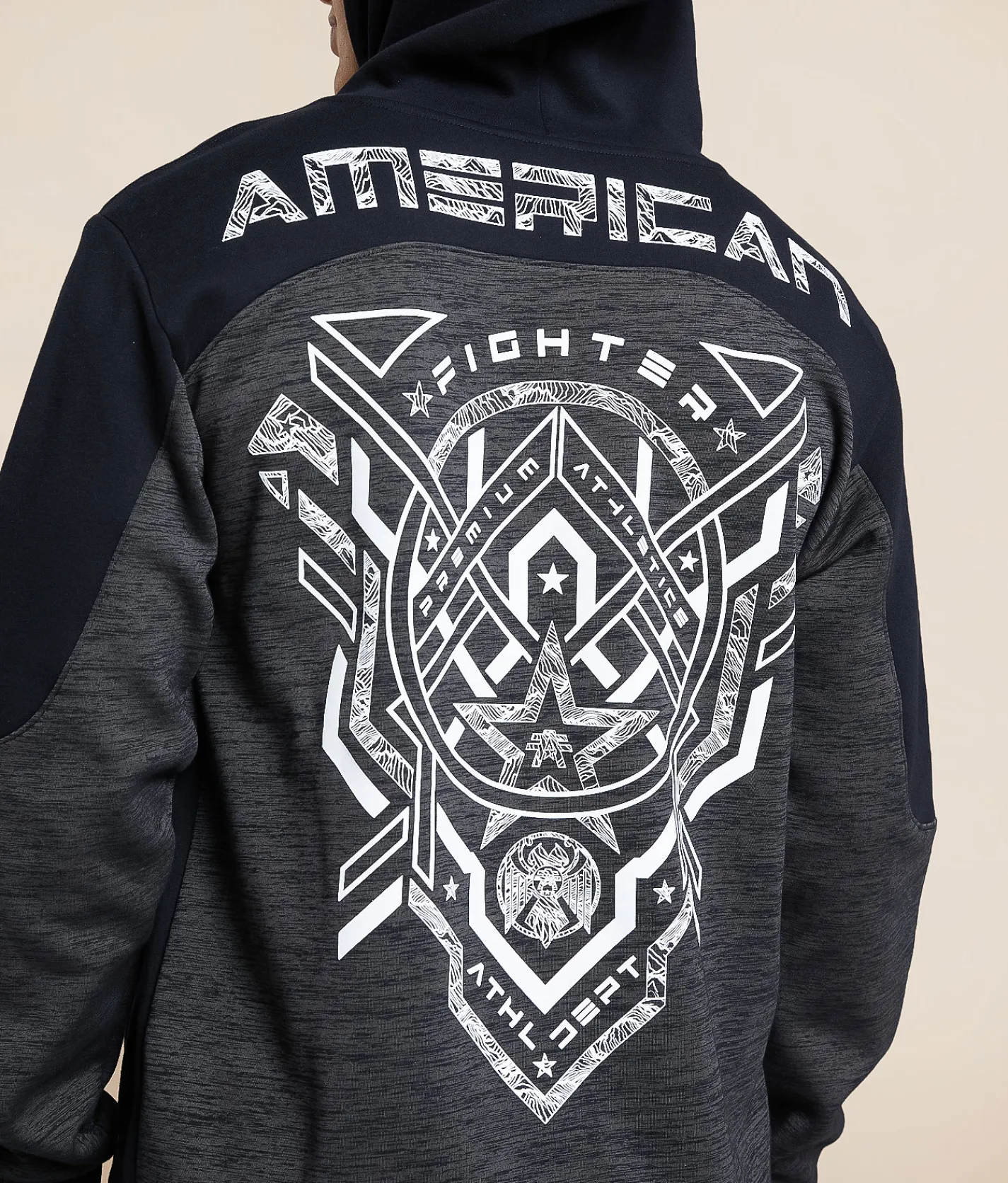 American Fighter Oceanside Hooded Sweatshirt Black Mass Hot