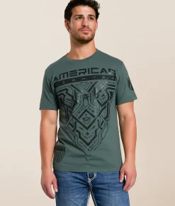 Tops | American Fighter Oceanside T-Shirt Dark Forest