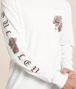 Tops|Graphic T-Shirts | Sullen Octavio Leon T-Shirt Antique White