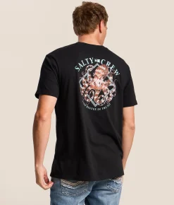 Salty Crew Octopod T-Shirt Black Sale