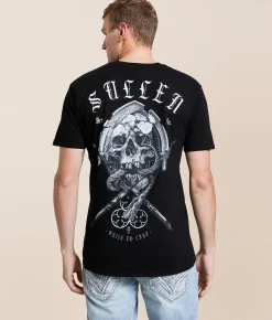 Sullen Oculus Badge T-Shirt Jet Black Best