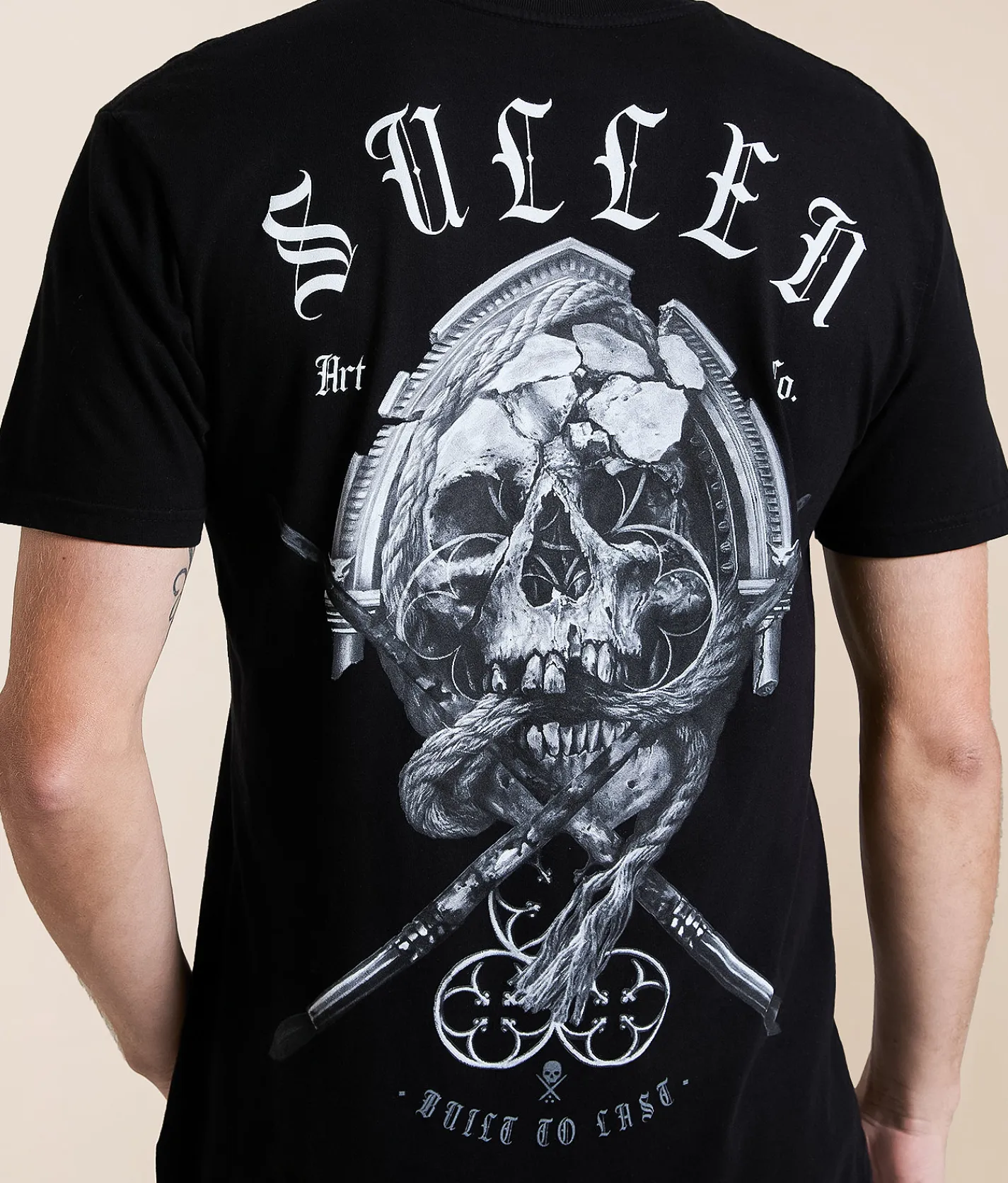 Sullen Oculus Badge T-Shirt Jet Black Best