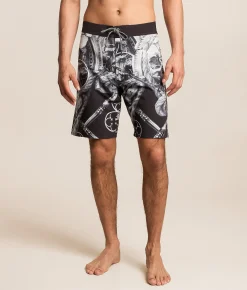 Sullen Oculus Stretch Boardshort Black Hot