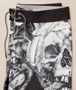 Sullen Oculus Stretch Boardshort Black Hot