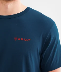 Graphic T-Shirts | Ariat Official Quality T-Shirt Sailor Blue