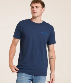 Tops | Ariat Official Quality T-Shirt Blue Dusk
