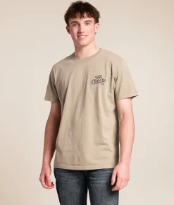 Graphic T-Shirts | Tail Chasers Club Off Road T-Shirt Chinchilla Pigment Dye