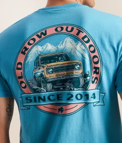 Old Row Off Road T-Shirt Sapphire Sale