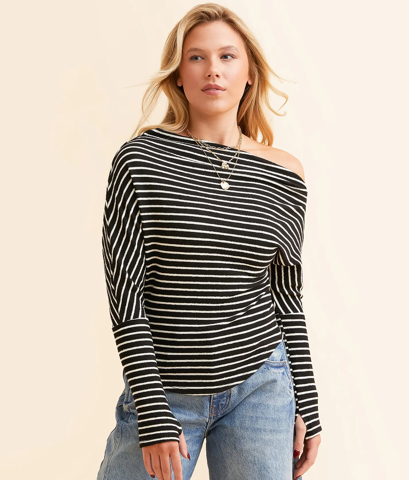 Tops | Hyfve Off The Shoulder Top Black