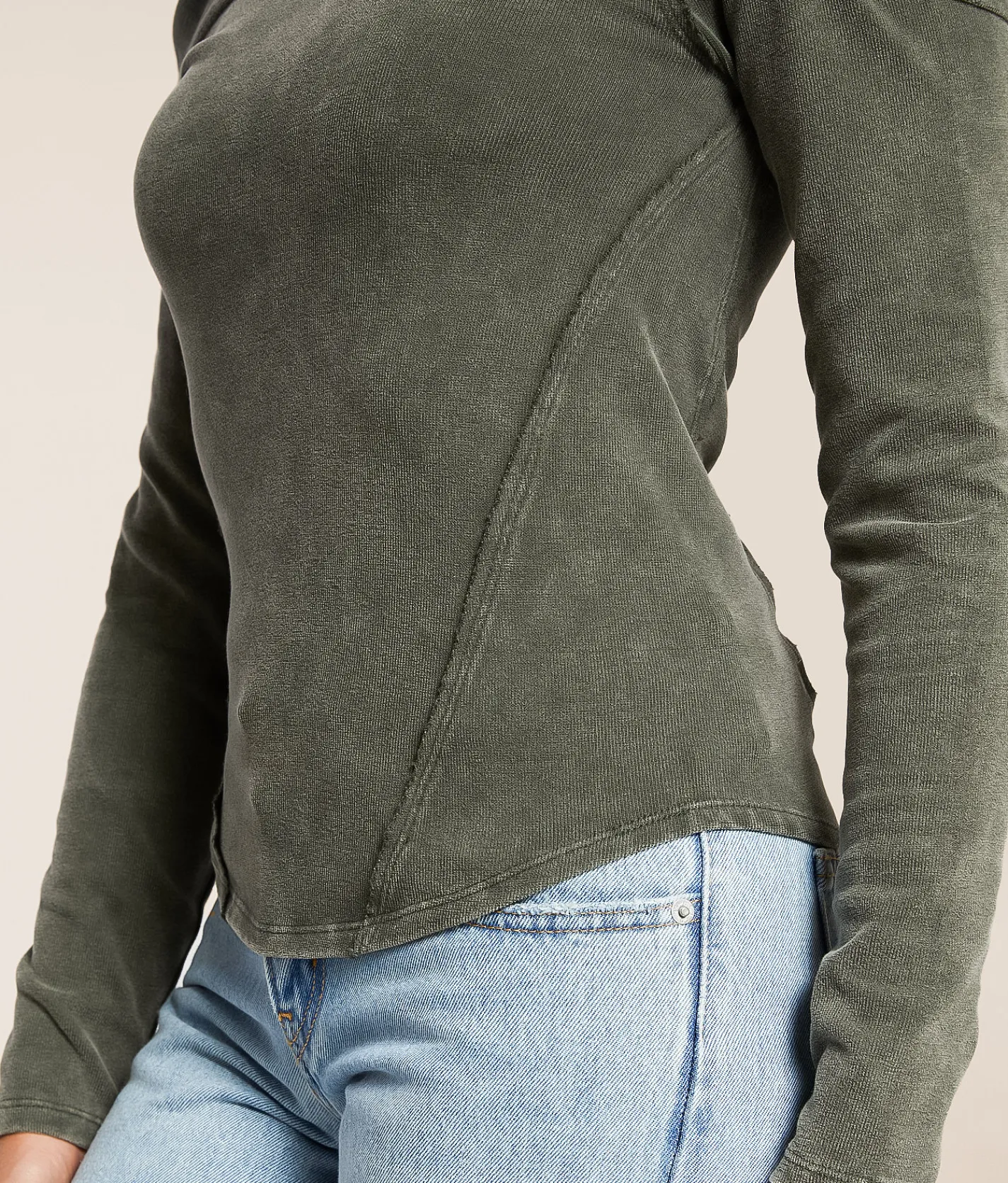 Gilded Intent Off The Shoulder Washed Top Climbing Ivy Outlet