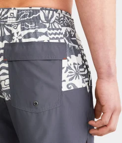 Bottoms|Swimwear | SAXX Oh Buoy 2N1 DropTemp Stretch Swim Trunks West Coast India Ink