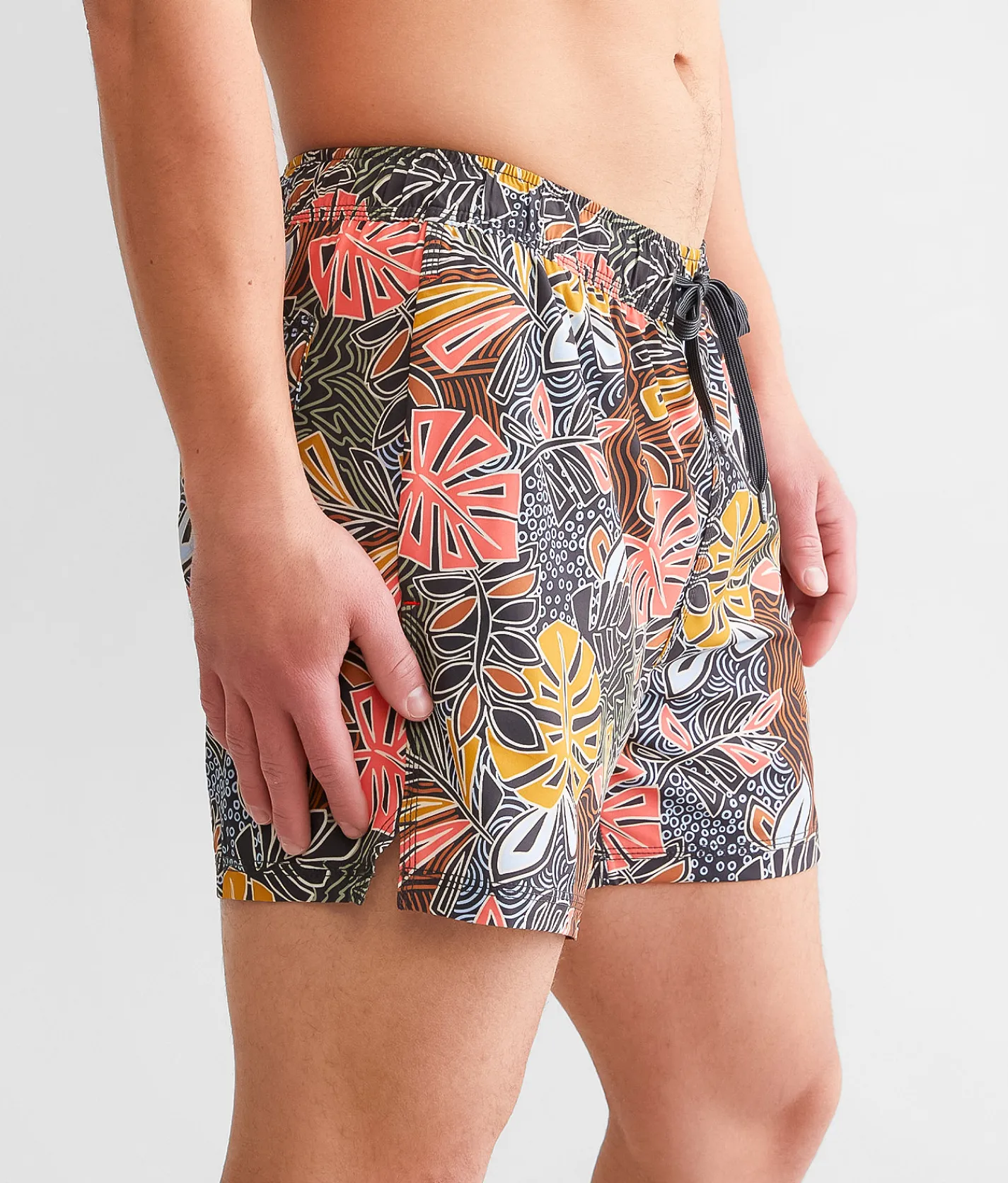 Bottoms|Swimwear | SAXX Oh Buoy 2N1 DropTemp Stretch Swim Trunks Aviary-Multi