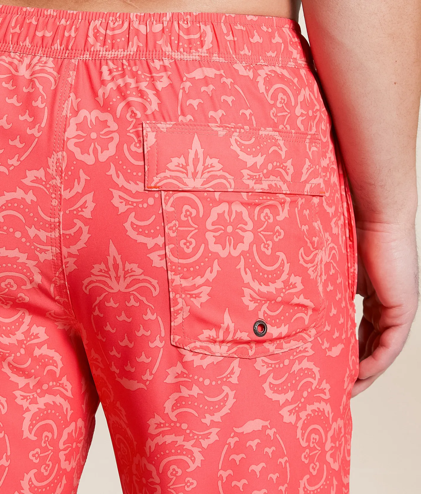 SAXX Oh Buoy 2N1 DropTemp Stretch Swim Trunks Pineapple Brocade Hibiscu Discount