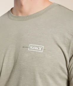 Hurley Oil Slick T-Shirt Dried Sage Clearance