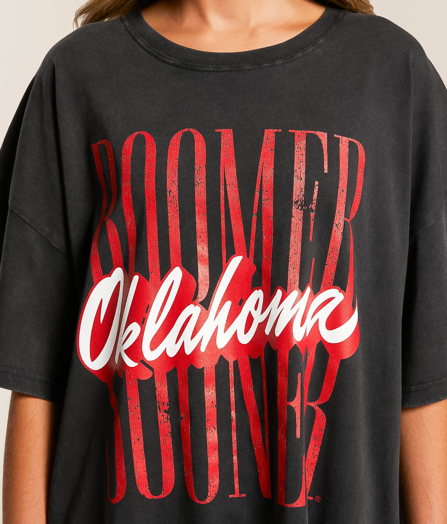 Gameday SOCIAL® Oklahoma Boomer Sooner T-Shirt Black Online
