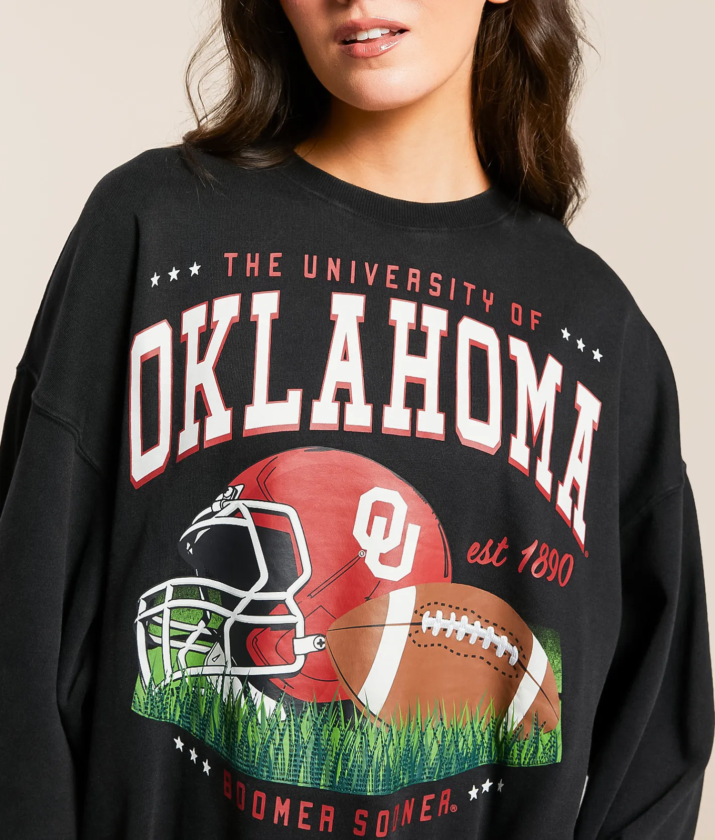 Tops | Gameday SOCIAL® Oklahoma Sooners Pullover Black