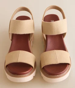Mia Olany Wedge Sandal Natural