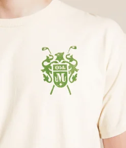 Bioworld Old Milwaukee Golf T-Shirt Natural Clearance
