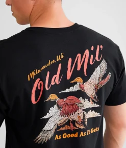 Brew City Old Milwaukee T-Shirt Black Sale