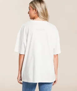 Gameday SOCIAL® Ole Miss Rebels Oversized T-Shirt White Hot