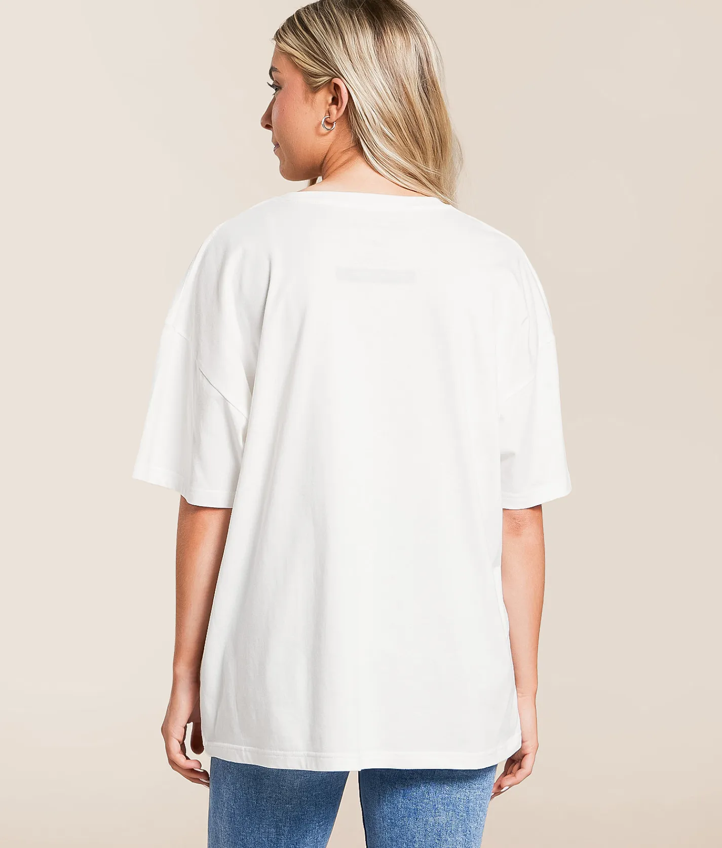 Gameday SOCIAL® Ole Miss Rebels Oversized T-Shirt White Hot