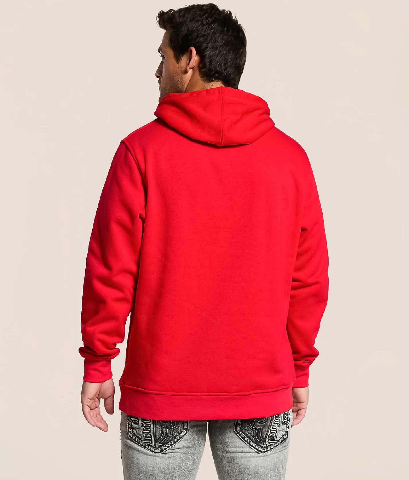 Tops | Rock Revival Oliver Hooded Sweatshirt Red