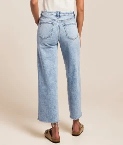 VERVET by Flying Monkey Olivia Cropped Wide Leg Stretch Jean Modernity Sale