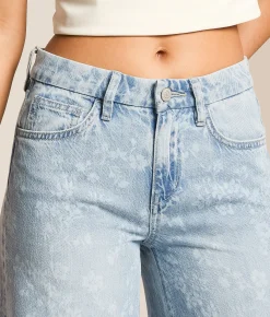 Bottoms | VERVET by Flying Monkey Olivia Wide Leg Stretch Jean Floral
