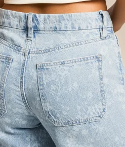 VERVET by Flying Monkey Olivia Wide Leg Stretch Jean Floral Best