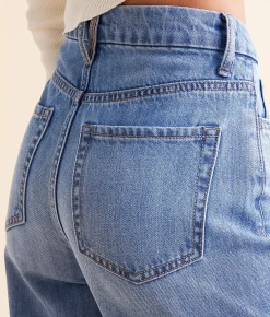 VERVET by Flying Monkey Olivia High Rise Ultra Wide Leg Jean Kudos Hot