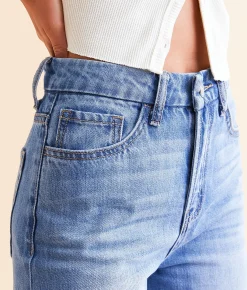 VERVET by Flying Monkey Olivia High Rise Ultra Wide Leg Jean Kudos Hot