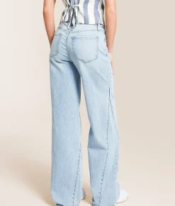 Jeans|Bottoms | VERVET by Flying Monkey Olivia High Rise Wide Leg Jean Luminosity