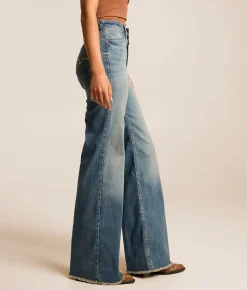 Kimes Ranch Olivia High Rise Wide Leg Jean Blue Hot