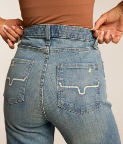 Kimes Ranch Olivia High Rise Wide Leg Jean Blue Hot