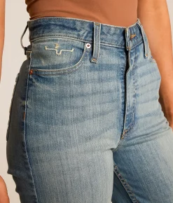 Kimes Ranch Olivia High Rise Wide Leg Jean Blue Hot