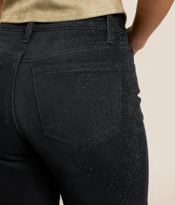Jeans|Bottoms | VERVET by Flying Monkey Olivia Rhinestone Wide Leg Jean Openness
