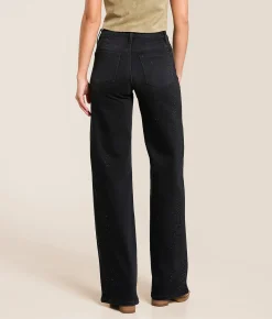 Jeans|Bottoms | VERVET by Flying Monkey Olivia Rhinestone Wide Leg Jean Openness