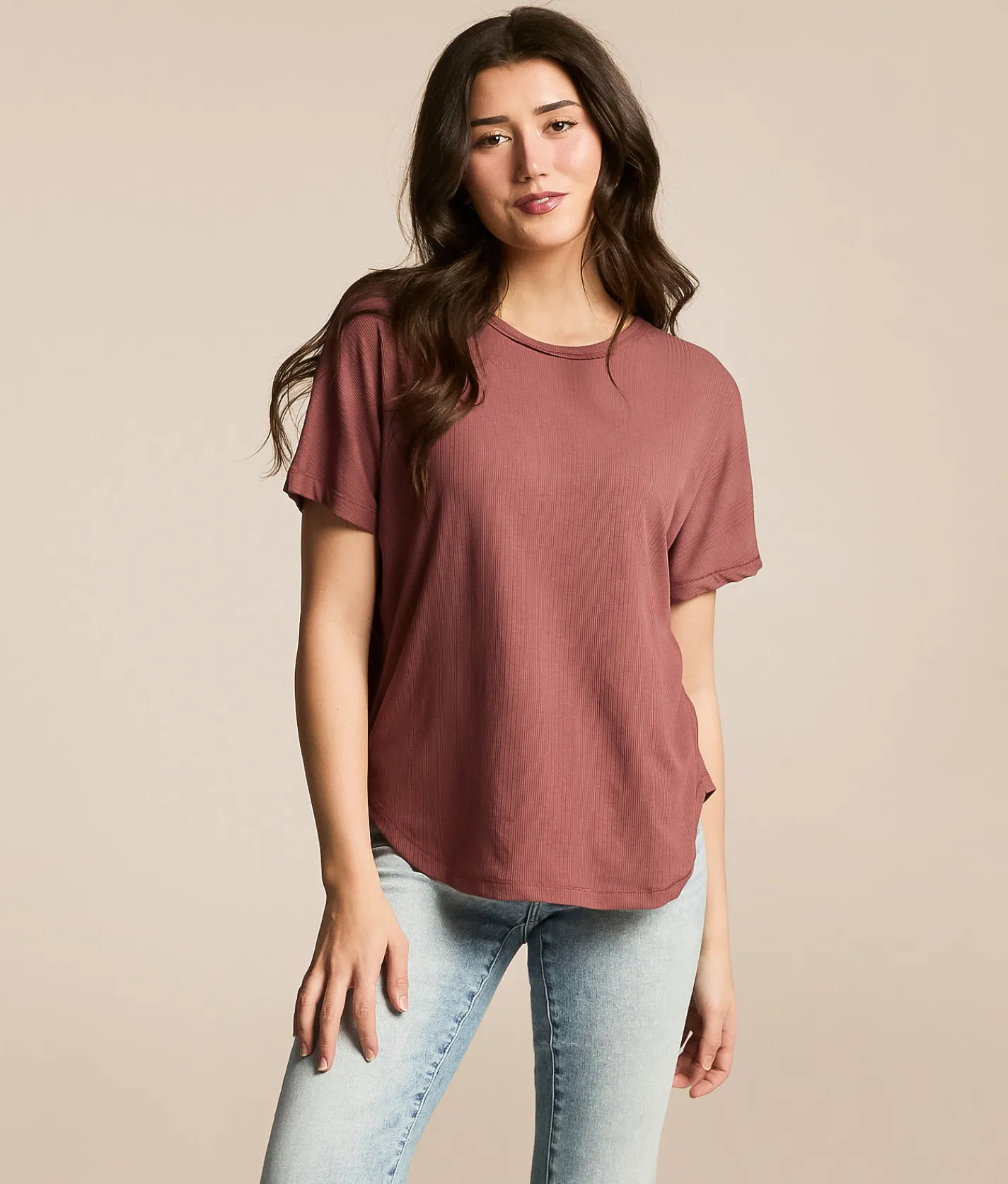 White Crow Olivia Two Way Top Rose Brown Online