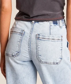 VERVET by Flying Monkey Olivia Wide Leg Strech Jean Reset New