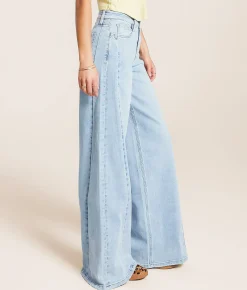 VERVET by Flying Monkey Olivia Wide Leg Stretch Jean Luminescence New
